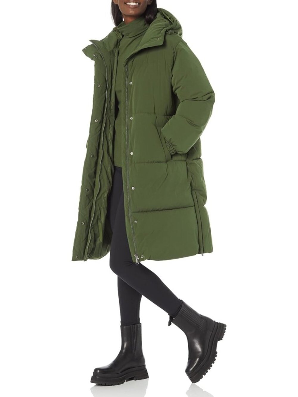 Cozy Oversized Long Hooded Insulated Puffer Jacket - Plus Size Available!